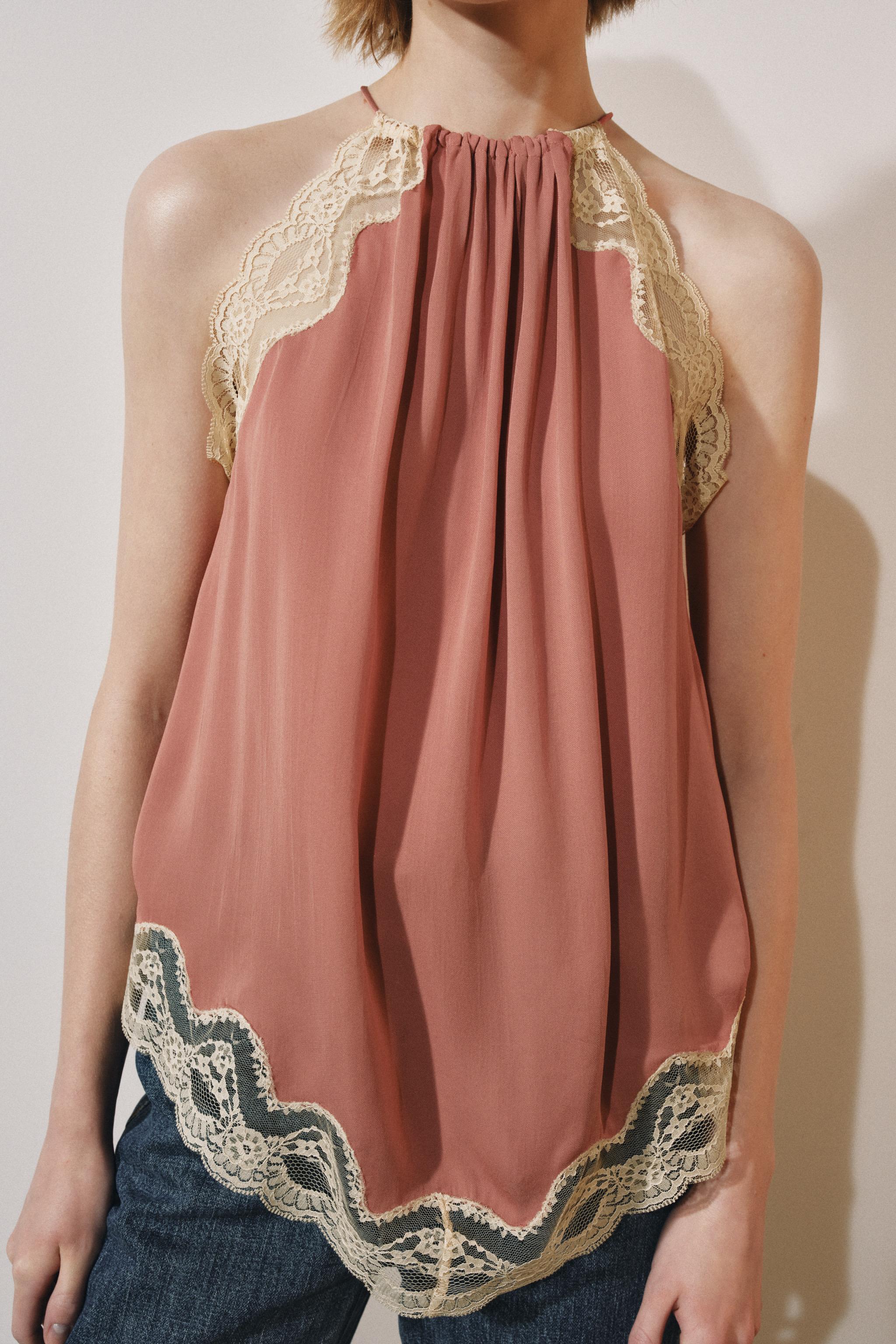 TOP HALTER EN DENTELLE ZW COLLECTION